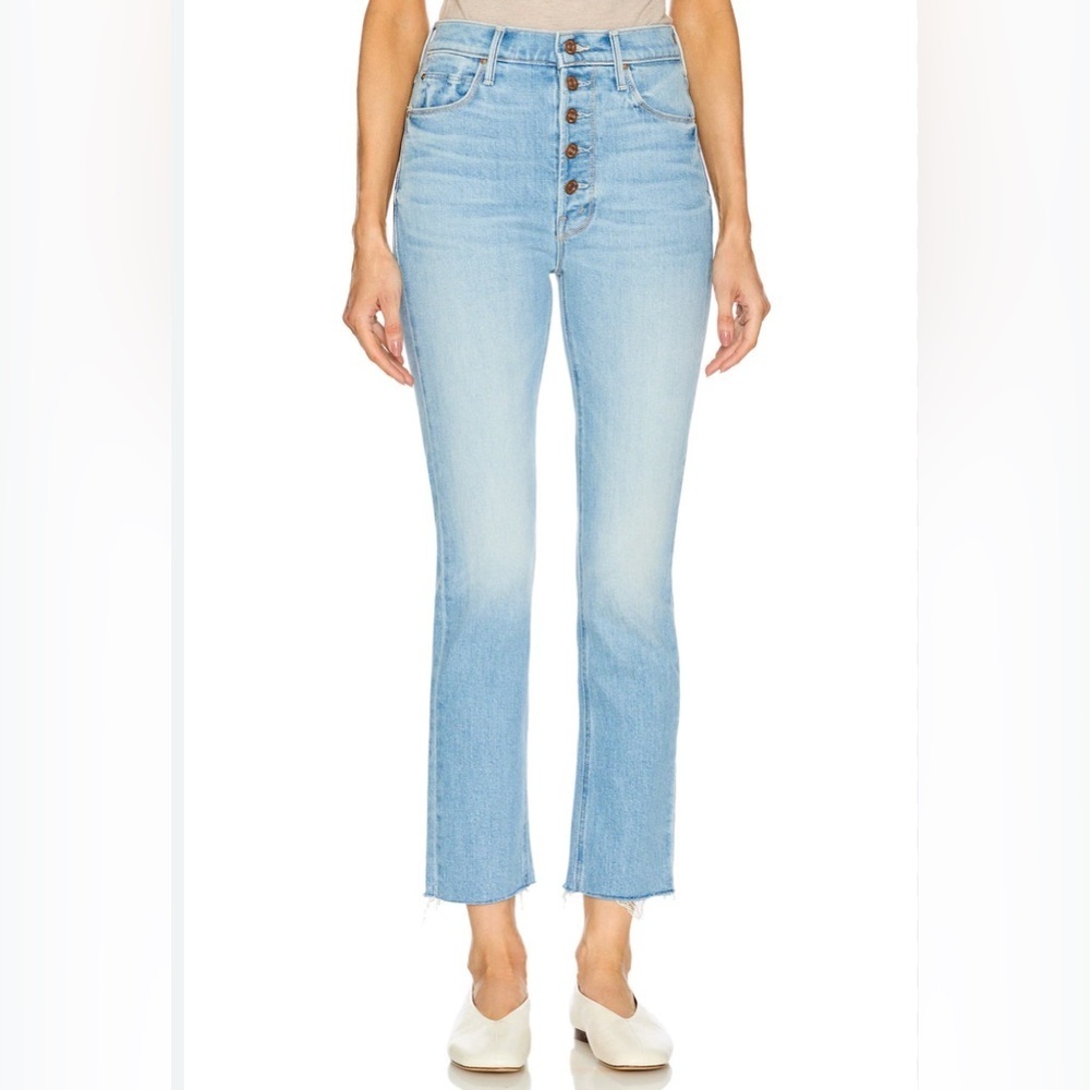 MOTHER The Pixie Dazzler Ankle Fray Jeans Size 25